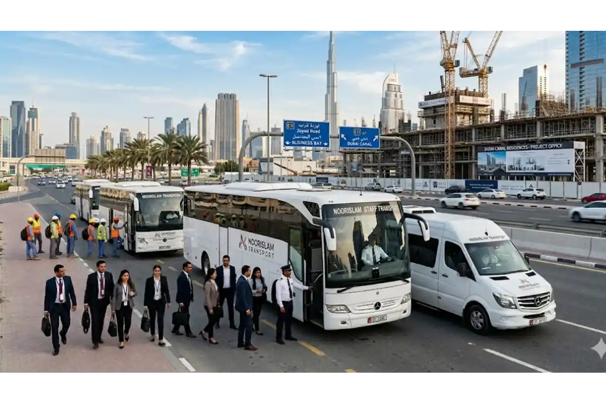 Temporary project kick-off transport in Dubai